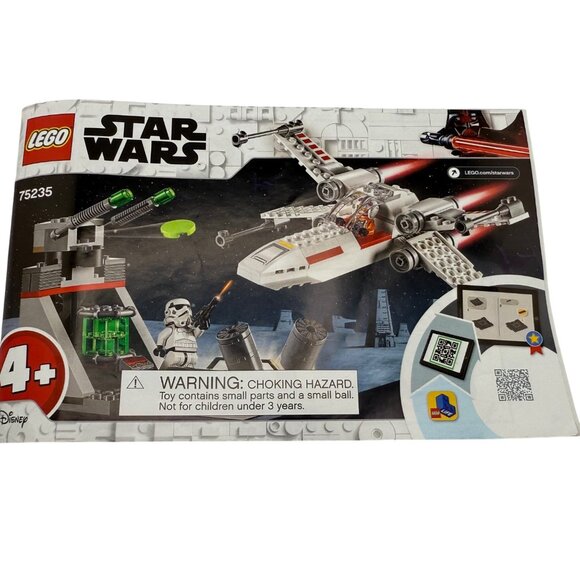 75235 LEGO Star Wars 4 Plus X-wing Starfighter Trench Run Instructions & Minifig - Picture 2 of 11